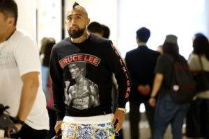 Arturo Vidal llegó en silencio a San Diego para sumarse a la Roja
