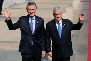 Piñera y Macri firman convenio para potenciar comercio bilateral