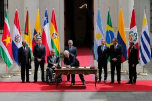 Piñera y Prosur: Compromiso con los derechos humanos y fortalecer la integración