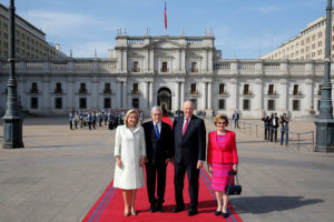 Sebastián Piñera y reyes de Noruega comparten preocupación por cambio climático