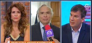 VIDEO | El cambio de rostro de Chadwick mientras abogado le argumentaba contra el control de identidad en un matinal