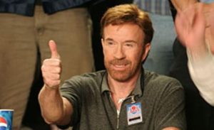 Chuck Norris llegó a Chile para grabar un comercial