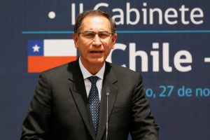 Presidente de Perú se mostró 