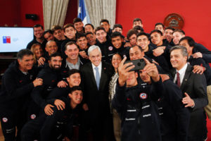 Piñera al recibir a la Roja sub 17: 