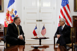 Piñera reiteró a Pompeo 