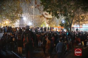 Protesta contra el TPP-11 terminó con barricadas y detenidos