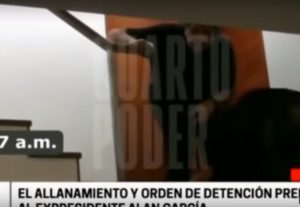 VIDEO | TV peruana reveló imágenes del operativo que terminó con Alan García disparándose
