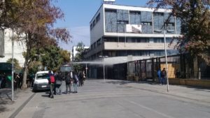 Protesta en el Instituto Nacional contra 