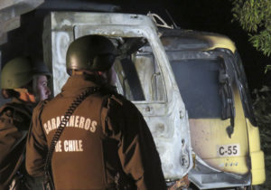 Atentado incendiario afectó a fundo de forestal Arauco en Los Álamos