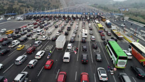 Aumentó número de vehículos controlados en plazas de peaje en primer trimestre