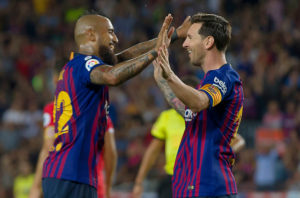 Messi se rindió ante Vidal: 