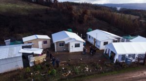 Entregan primeras casas a damnificados por incendios forestales de La Araucanía