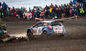 Pedro Heller volcó en la primera etapa del Mundial de Rally en Concepción