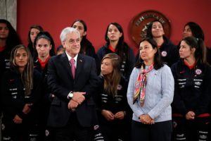 Ministra del Deporte: 