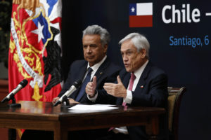 Piñera y Moreno impulsan acuerdo comercial e integración entre Chile y Ecuador