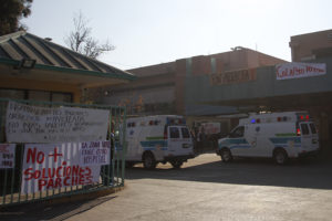 Comenzó instalación del hospital de campaña en apoyo al colapsado San José