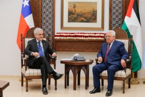 Piñera llama a la paz entre Israel y Palestina tras reunión con Mahmoud Abbas