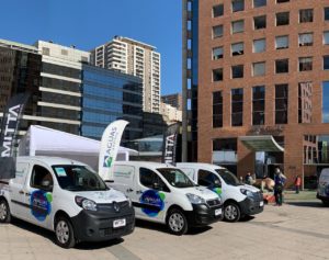 Aguas Andinas suma 23 vehículos eléctricos a su flota operativa