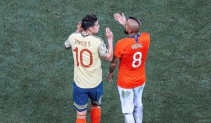 El emotivo mensaje de Arturo Vidal a James Rodríguez
