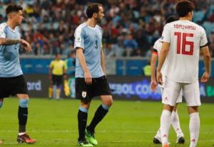 Godín y el empate de Uruguay con Japón: 