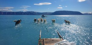 Calentamiento global: Altas temperaturas derriten el hielo en Groenlandia