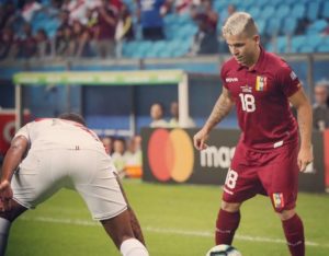 Soteldo aún recuerda a la U: 