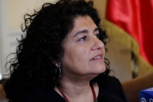 Activista Claudia Dides ficha como militante del Partido Liberal