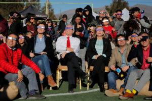 Piñera en el observatorio La Silla: 