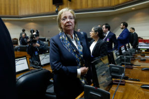 Candidata a la Corte Suprema ante el Senado: 