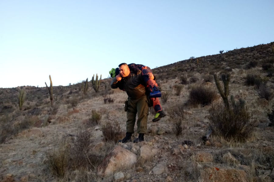 carabinero rescate