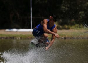 Felipe Miranda terminó 7° en el slalom tras sufrir una caída
