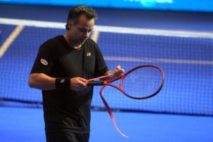 Fernando González volvió a caer en el dobles de leyendas de Wimbledon