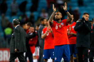 Arturo Vidal en el día después de la caída ante Perú: 