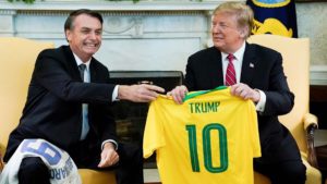 Donald Trump se reunió con Bolsonaro: 