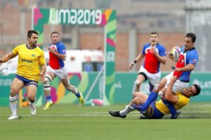 Panamericanos: Los Cóndores igualaron con Brasil en el debut en rugby 7