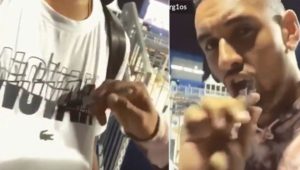 VIDEO | Otra polémica de Nick Kyrgios: Ahora tachó el nombre de Djokovic en la polera de un fan