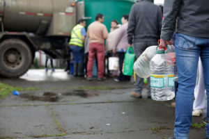 A las 14 horas se empieza a impulsar el agua en Osorno