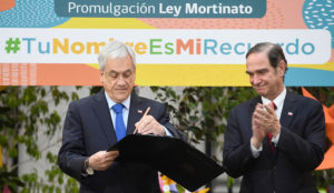 Piñera promulga ley que da nombre y apellido a mortinatos