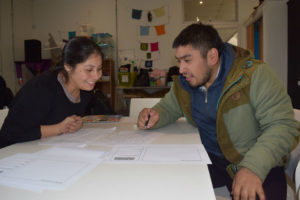 Con taller de escritura en mapudungun 