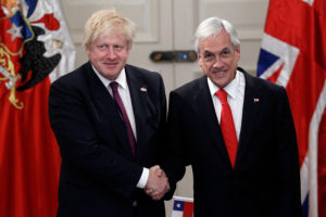 Piñera revela conversación con primer ministro Boris Johnson