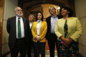 Senadores de oposición respaldan al PS en conflicto con el Gobierno por dichos de Cecilia Pérez
