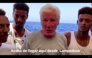 El noble gesto que tuvo Richard Gere con los inmigrantes en el barco Open Arms