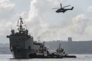 Tres lesionados tras accidente en buque Sargento Aldea de la Armada