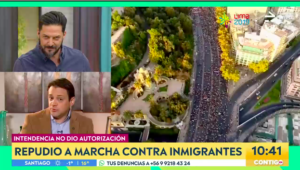 El cruce entre Gaspar Rivas y panelistas de matinal de CHV por migración