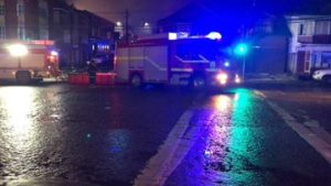 Incendio consumió cuatro inmuebles en zona patrimonial de Ancud