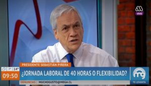 Piñera defiende la flexibilidad laboral: 