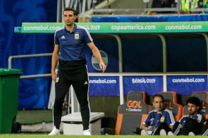 Scaloni trabaja su formación para el amistoso con Chile