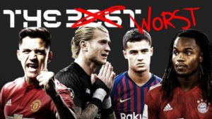 Alexis Sánchez es parte del equipo ideal del premio The Worst