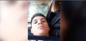 El polémico video del hijo de Huaiquipán en tribunales