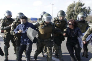 Esposa de alcalde de La Ligua fue detenida en manifestaciones por crisis hídrica en Petorca